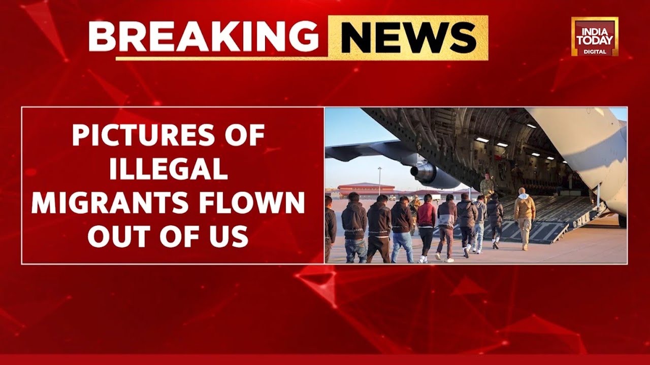 White House Shares Pics Of Illegal Migrants Flown Out Of Us Under Trump 2.0 | US Breaking News