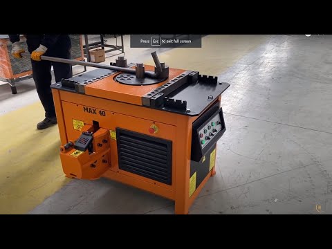 GMS MAX 40  2 in 1 rebar bender and rebar cutter