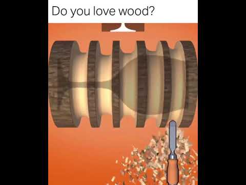 วิดีโอของ Woodturning