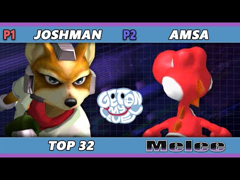 GOML 2022 Top 32 - Joshman (Fox) Vs. aMSa (Yoshi) SSBM Melee Tournament