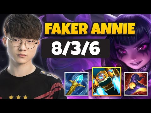 T1 Faker Annie vs Neeko [ MID ] Korea Grandmaster Patch 13.12 ✅