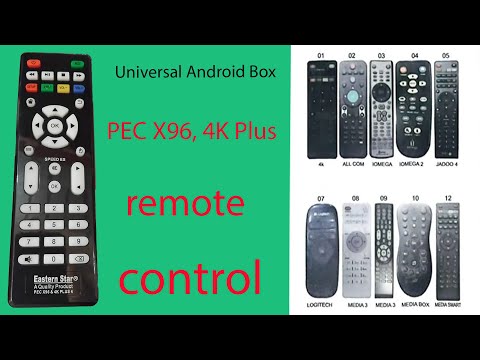Universal Android Box Remote Control for PEC X96, 4K Plus  Eastern Star Original Remote Unboxing & R