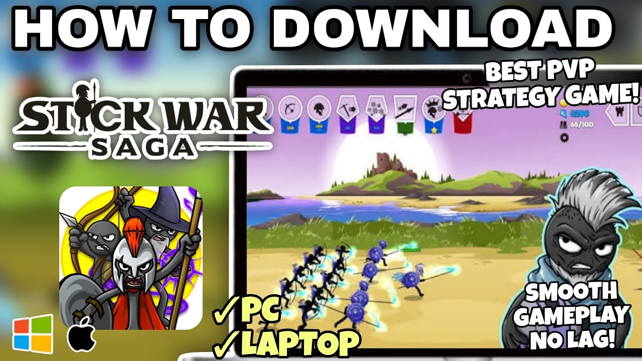 How to Download and Play STICK WAR SAGA on PC or Laptop - Full Guide (2025)