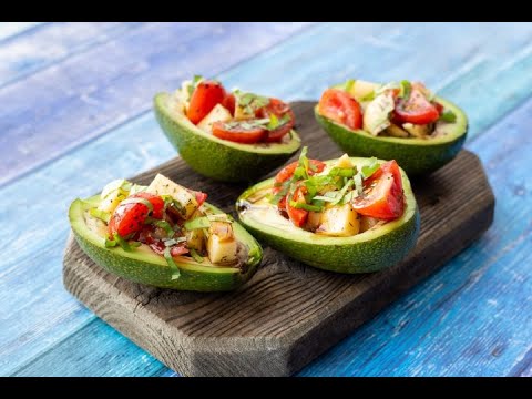 Caprese Stuffed Avocados