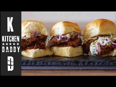 BBQ Pulled Pork Sliders | Kitchen Daddy