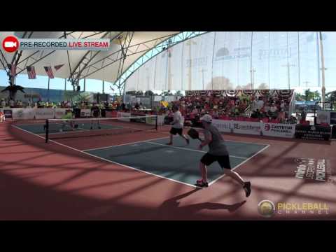 Pre-Recorded Live: Men's Doubles Skill 19-49, 5.0 GOLD - Minto US Open Pickleball Championships 2017