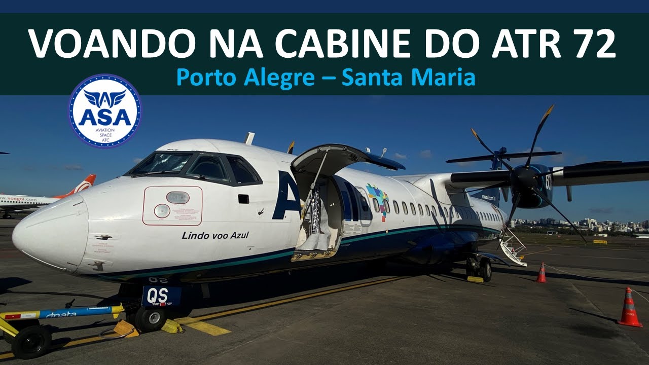 VOAMOS na CABINE do ATR da AZUL- EP.  458