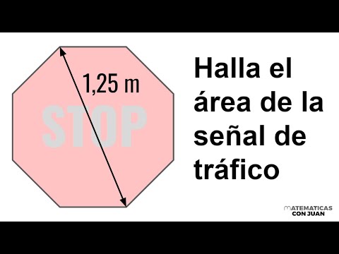 ÁREA DE UN OCTOGONO REGULAR CONOCIENDO UNA DIAGONAL. Geometría Básica