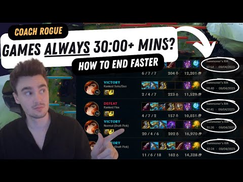 WHY do games ALWAYS last (about) 30 mins in low elo? - Play like a pro