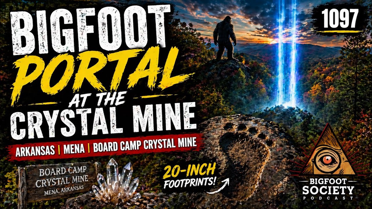 Arkansas Crystal Mine Bigfoot Case: 10-Foot Creature, Tracks & Lights