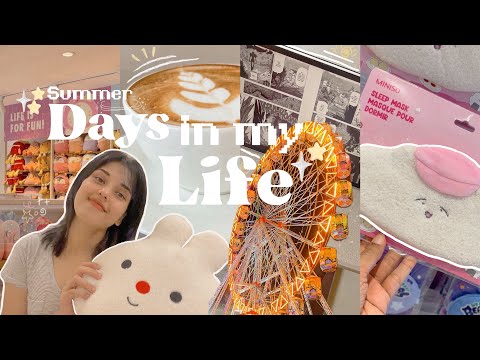 Aesthetic days in my life India 🍧 | huge miniso shopping , healthy meals, solo cafe date and more !!