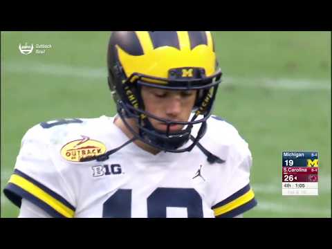 South Carolina vs Michigan Outback Bowl Highlights 2018