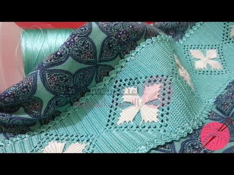 اجي تعلمي طريقة تثبيت الكروشي على الثوب | مع ام سعد عبد الله