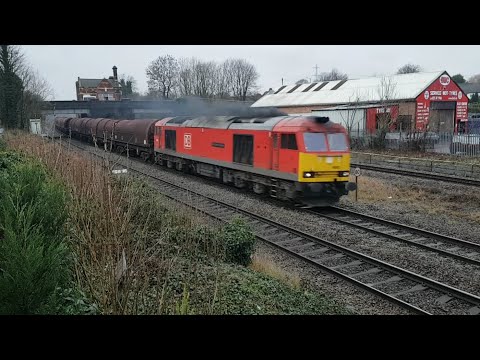 DB Cargo 60062 Clag 674U 1002 Wolverhampton Steel Term to Immingham at Water Orton 8 January 2021