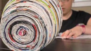 How to Make a Vase out of Magazines