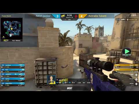 ЭТИМ КЛАТЧЕМ M0NESY ШОКИРОВАЛ АСТРАЛИС!  JUNIOR vs ASTRALIS TALENT