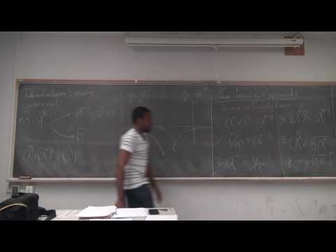 Math 205 JW Lecture 5 - Exponential functions and Logarithms