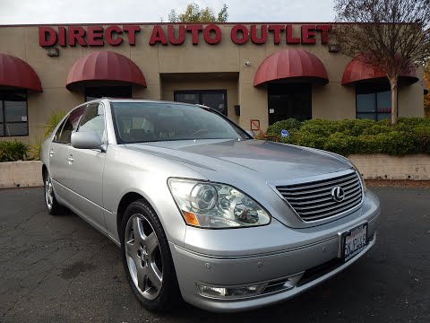 2005 Lexus LS430 luxury sedan in depth walk around video review!