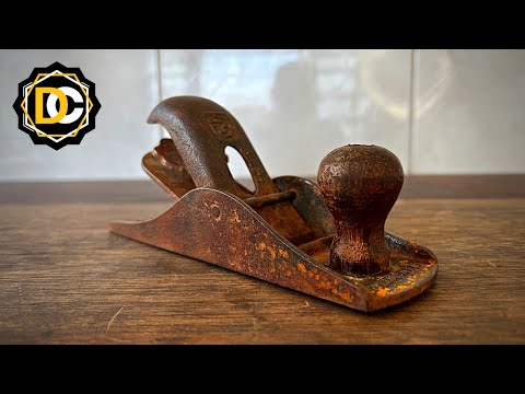 Antique Rusted Hand Planer - Restoration - Workshop DC