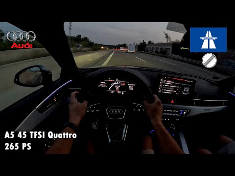 Why the Audi A5 is the Perfect Night Drive🌙