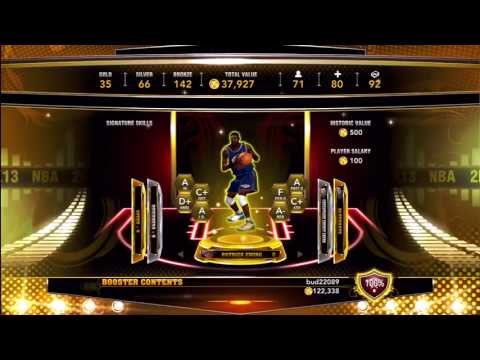 NBA2k13 | MyTeam Pack Opening Ep.6 - 3 Gold Legends in 15k!