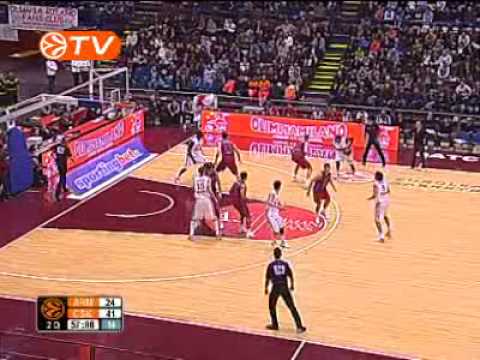03.12.2008 Armani Jeans Milano - Cska Mosca 80-79