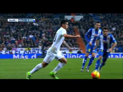 Goles fecha 22 Real Madrid contra  RCD Espanyol 31/01/2016