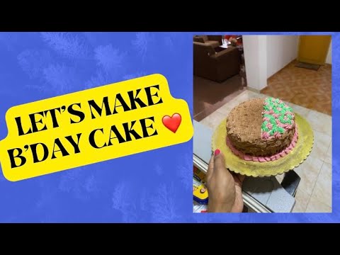 Let’s make a b’day cake ❤️ / if you want make a cake orders now 0777931956