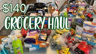 $140 GROCERY HAUL | WEEKLY GROCERY HAUL FAMILY OF 4 | WALMART GROCERY HAUL