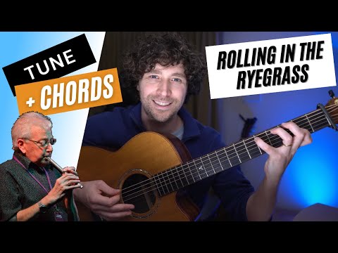 How To Play Reels On Guitar (Rolling in the Ryegrass Reel, DADGAD Tuning)