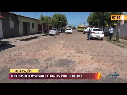 Moradores do bairro Lourival Parente reclamam da falta de calçamento 13 07 2021