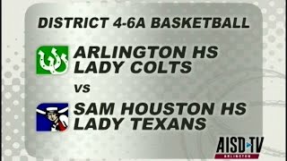 preview picture of video '2015 AISD Basketball: Arlington Lady Colts vs. Sam Houston Lady Texans'