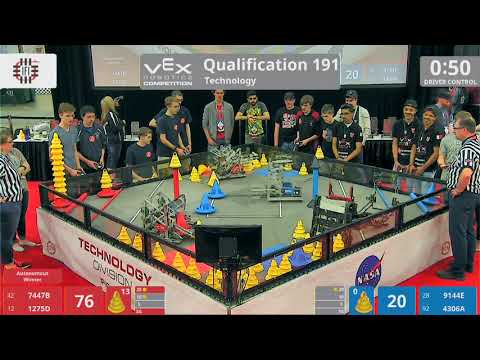2018 VRC Tech Q191 - 7447B 1275D vs 9144E 4306A - 117 to 47