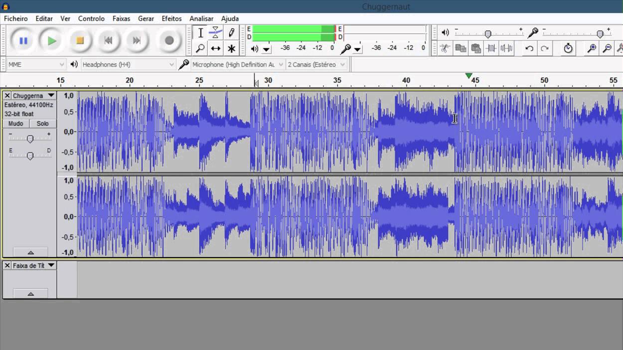 Como cortar ou juntar músicas com o Audacity