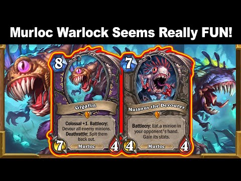 Murloc Warlock Is Good? How Powerful Is It In Voyage to the Sunken City | Hearthstone