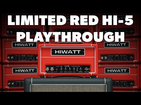 Hiwatt Hi-5 Amplifier Head - World Red Head Day Exclusive - Limited Red Tolex image 6