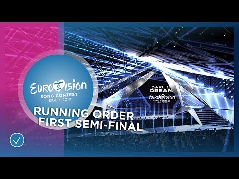 RUNNING ORDER: The First Semi-Final of the 2019 Eurovision Song Contest