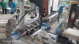 MÁY CẮT + KHOAN BỌ VUÔNG WOODMASTER - NẠP PHÔI TỰ ĐỘNG