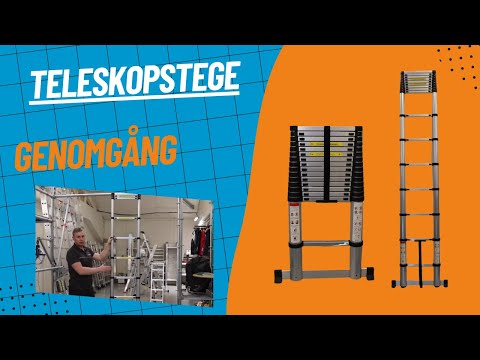 Teleskopstege från Ställningsprodukter.se | Full genomgång