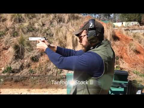 Recoil Impuse   CZ SP 01 Shadow vs  Tanfoglio Stock II Slow Motion