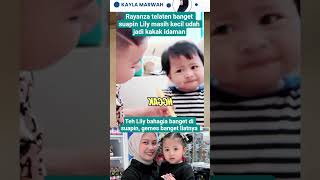 Download lagu Rayanza obediently follows suit by feeding baby Lily #raffiahmad #lily #shortvideo mp3