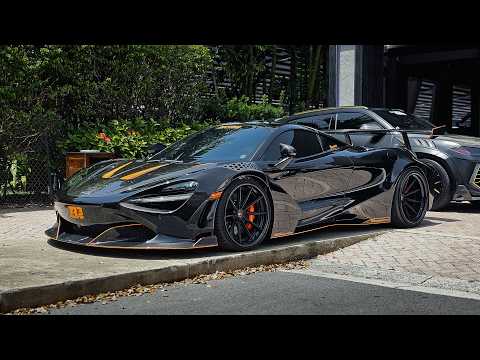 SUPERCARS BLASTING - Hard Accelerations, Flames, Loud Revs - McLaren 720S, Aventador SVJ, GT2 RS