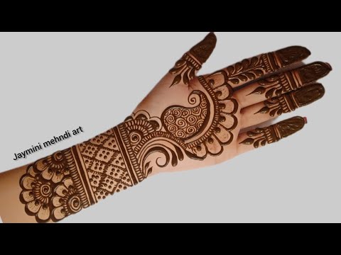 easy full front hand mehndi designs/simple mehndi designs/new mehndi designs 2024#mehndi#hennaartist