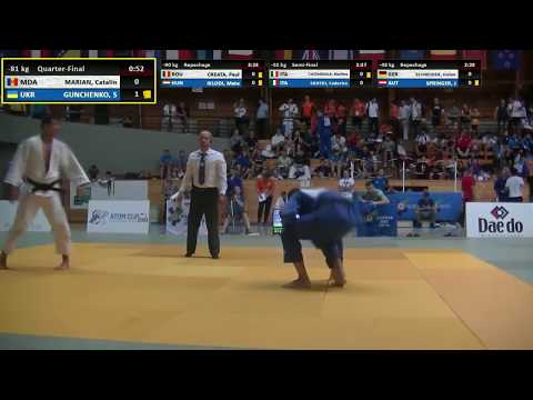 Judo MD 2019  MARIAN , MDA   GUNCHENCO , UKR , 1/4 Junior European Judo Cup Paks, HUN