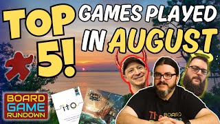 Top 5 Games Played In August