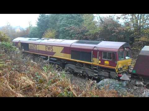 DB Shenker 66055 - 4Z70 @ Ystrad Mynach south jcn 16/12/2012