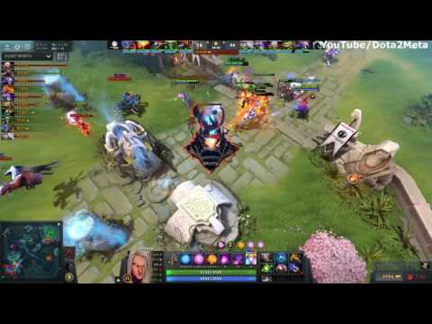 OMG Miracle Invoker Most Insane Refresher Combo vs Anti Mage Epic 9k MMR Gameplay 7.06 Dot