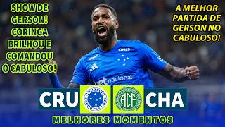 SHOW ESPETACULAR DE GERSON | Cruzeiro x Chapecoense | Melhores Momentos (COMPLETO) | 24/05/2026