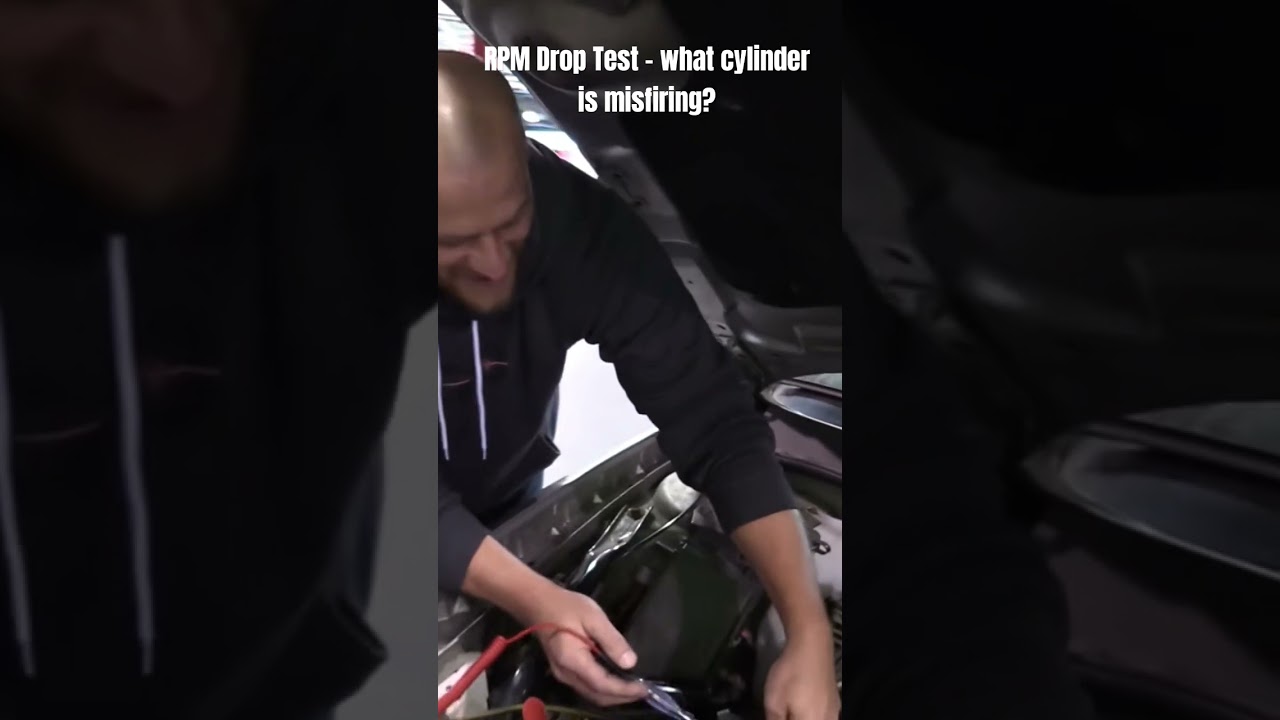 Weak Spark/RPM Drop Test [waste spark design] #misfire #ignitioncoil #rpmdrop