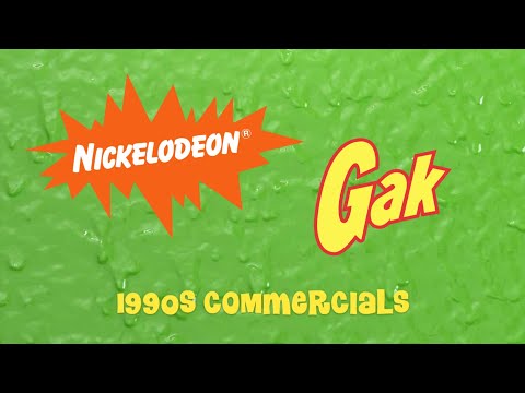 Nickelodeon Gak 90s commercials compilation